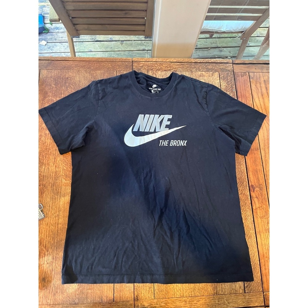Nike The Bronx Men's black cotton short sleeve T-Shirt Streetwear NYC